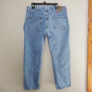 Wrangler Light Wash Straight Men's Jeans 34x29 965T1SL
